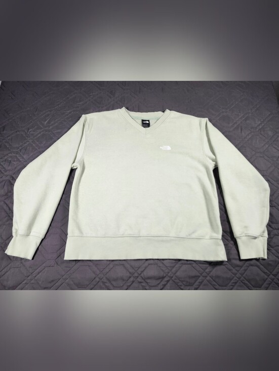 The North Face Sweaters - The North Face Women's Evolution V-Neck Sweatshirt size S women's sage green/lig